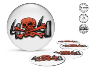 Stickers Dome Label Gravitational Cascade